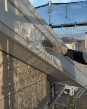 付帯下塗り2回目