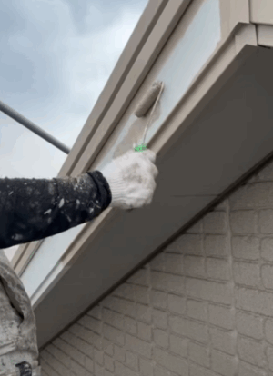 付帯上塗り1回目