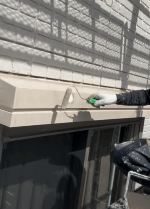 付帯上塗り2回目