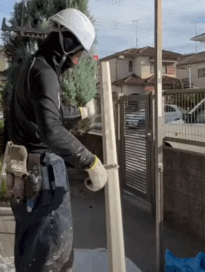 ホースカバー塗装