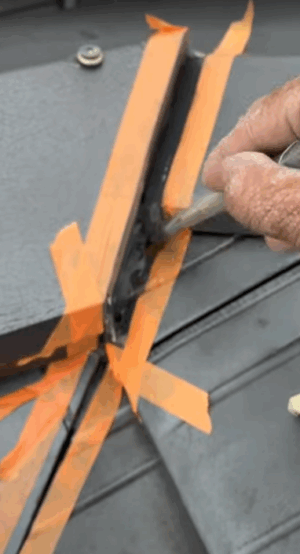 屋根コーキング補修