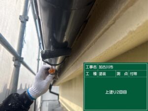 上塗り2回目