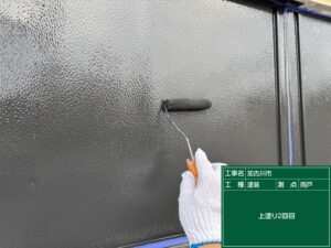上塗り2回目