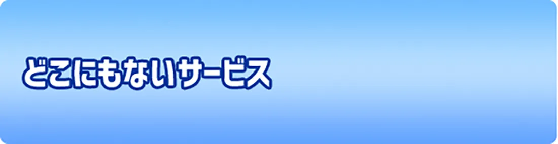 どこにもないサービス