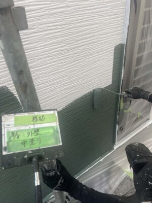 外壁中塗り