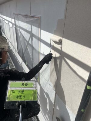 外壁中塗り