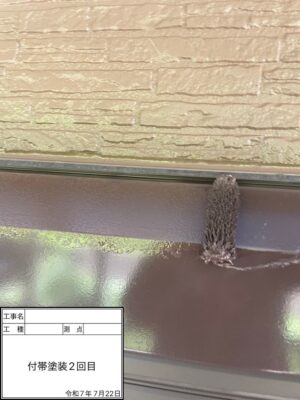 付帯塗装2回目