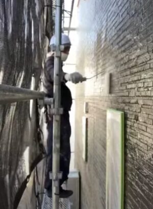 WBグリップシーラー塗装