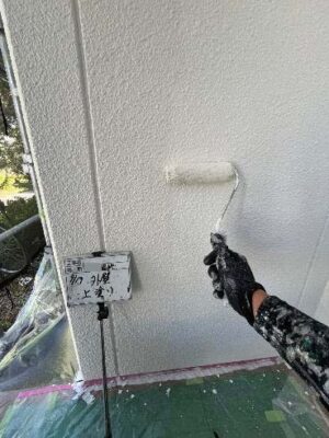 外壁上塗り