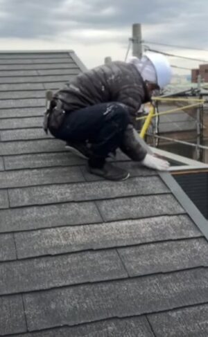 屋根板金ケレン