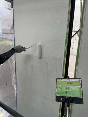 外壁上塗り