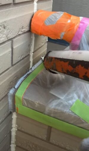 シリコンカバー補修