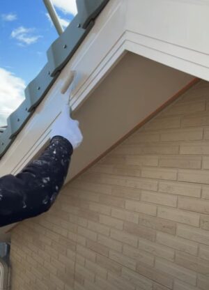 破風上塗り1回目