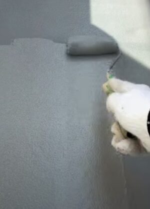 ベランダ塗装1回目