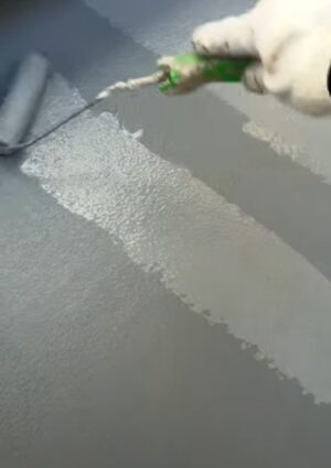 ベランダ塗装2回目