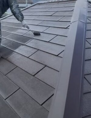 大屋根塗装2回目