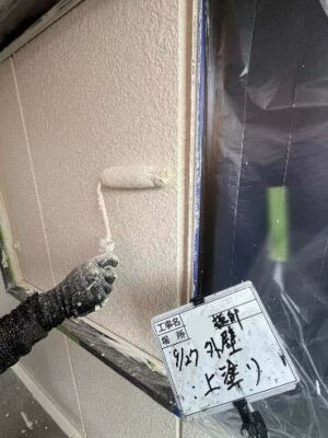 外壁上塗り