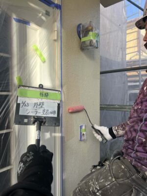 シーラー塗装1回目